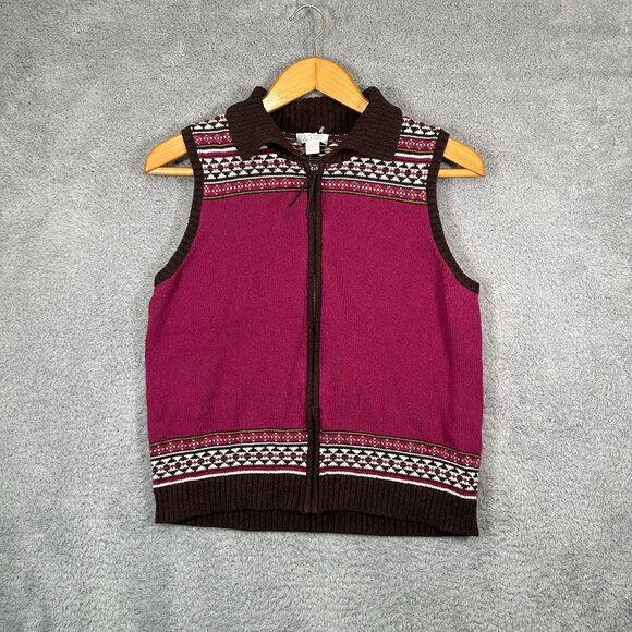 Christopher & Banks Vintage Sweater Vest - Picture 1 of 11